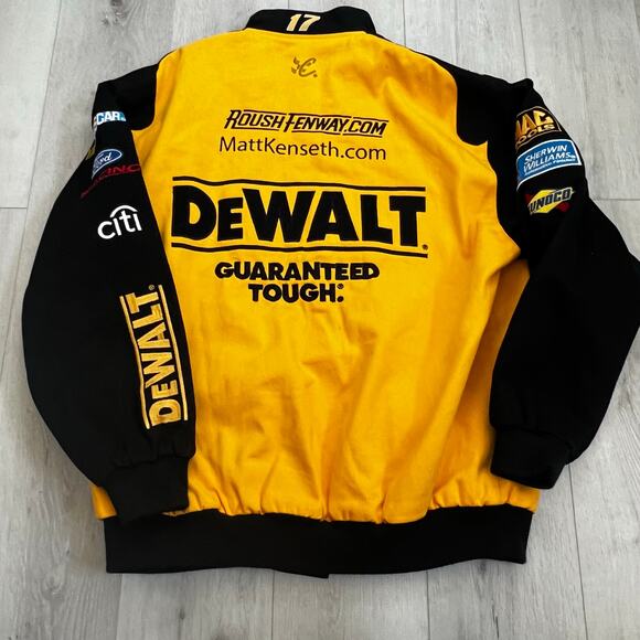 Chase Authentics Men's Matt Kenseth DeWalt Racing NASCAR Jacket Size L - Picture 2 of 10